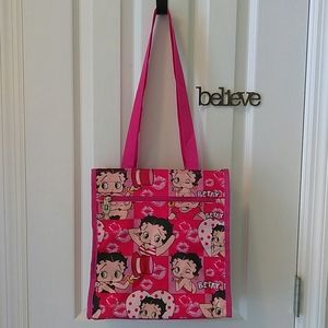 Betty Boop Zippered Tote